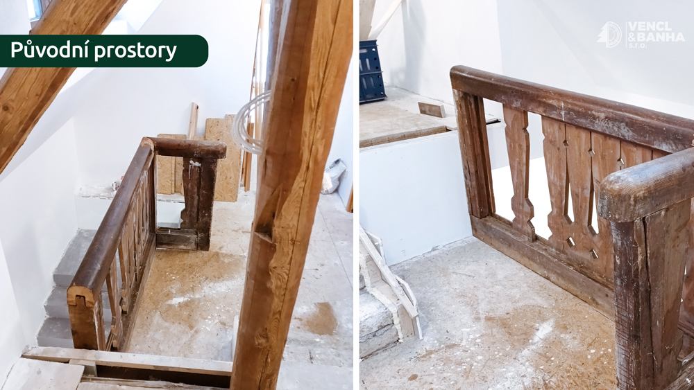 Původní prostory před rekonstrukcí