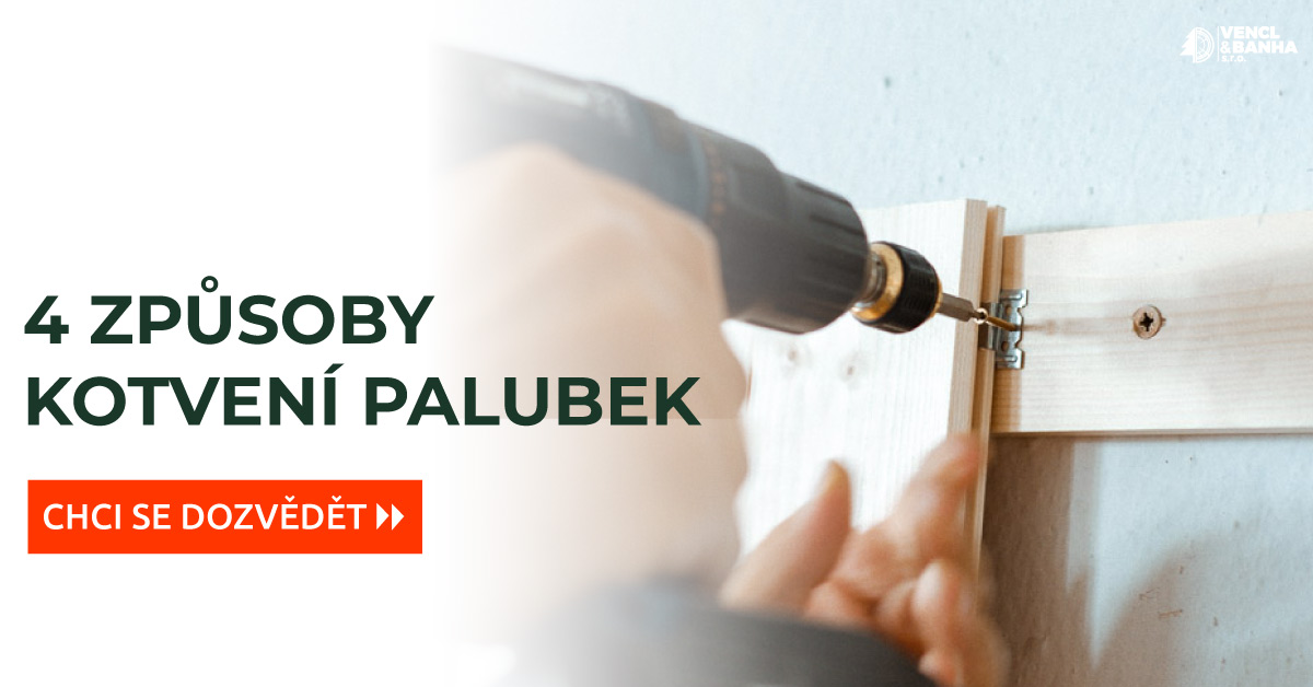 4 způsoby kotvení palubek montáž palubky