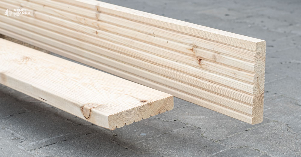 Sibiřský modřín terasová prkna