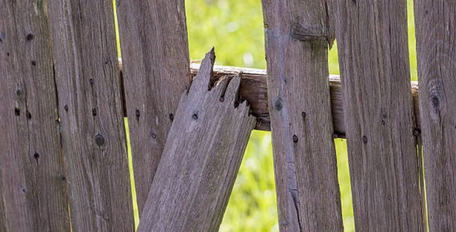 zniceny plot drevene plotovky palubky vencl