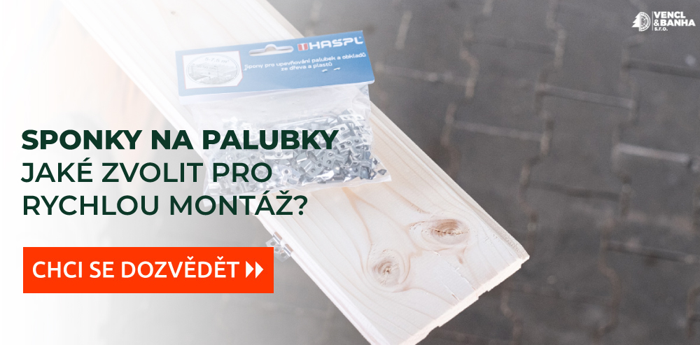 Jaké zvolit sponky na palubky pro rychlou montáž_palubky vencl