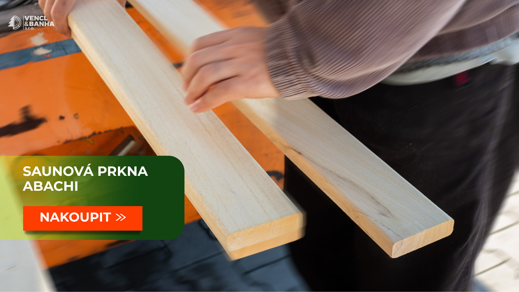 Saunová prkna abachi palubky vencl
