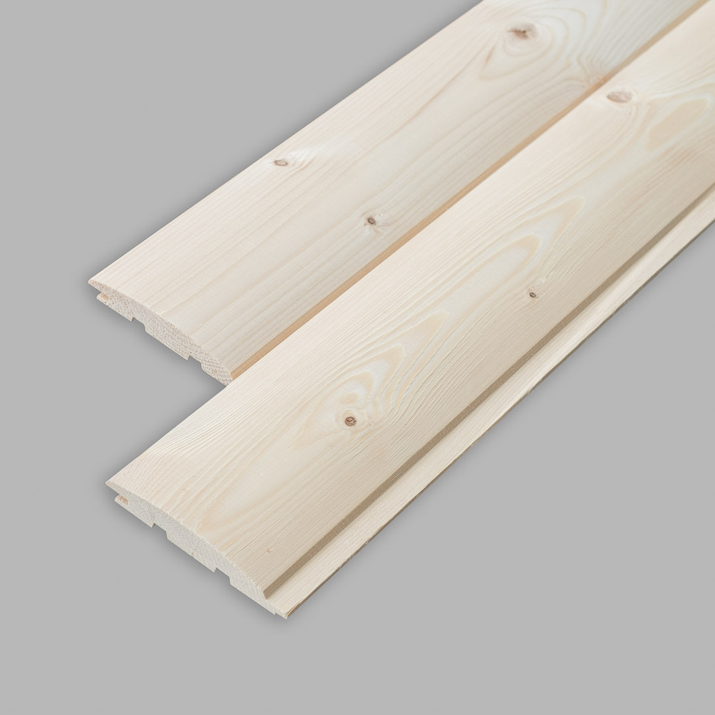 Srubové Palubky D Profil BC 19x118x4000 mm dřevěný obklad vencl