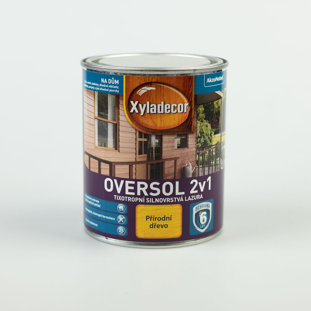 Xyladecor Oversol Přírodní Dřevo 0.75 l