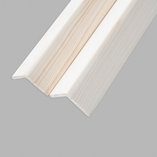 Dřevěná Lišta Úhlová 60 x 60 mm smrková lišta palubky vencl