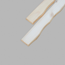 Dřevěná Lišta Garnýž Smrk 50 x 12 mm