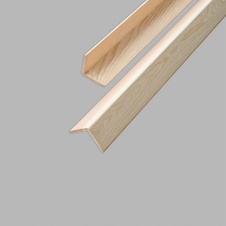 Dřevěná Lišta Úhlová Borová 60 x 60 mm