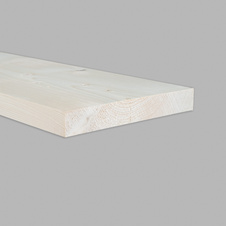 Hoblovaná Prkna Smrk BC 28x205x4000 mm dřevěné fošny profil