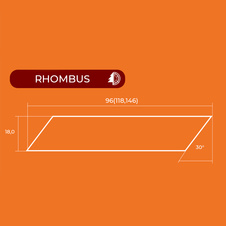 Fasádní Obklady Rhombus AB Modřín Evropský 19x96x3000 mm | Palubky Vencl