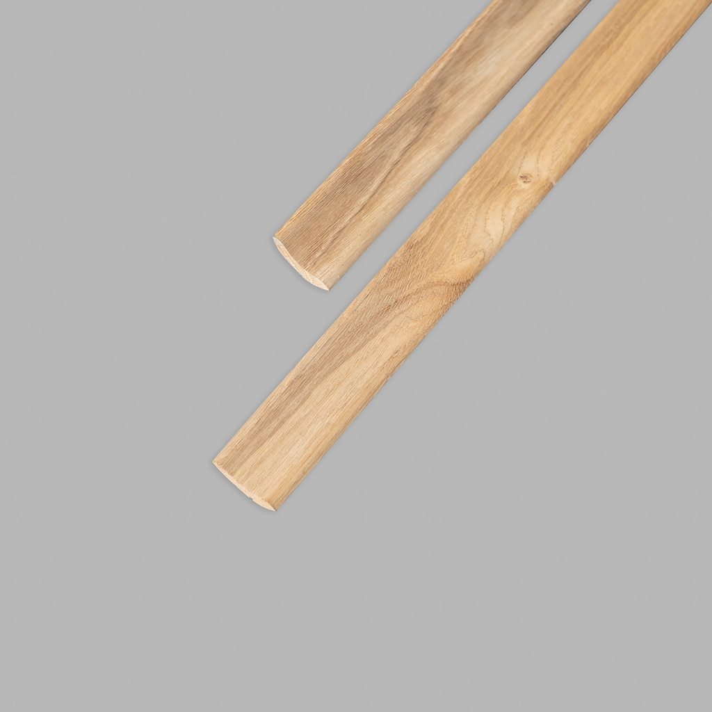Dubová Lišta Koutová 30x30 mm kvalitní dubové lišty palubky vencl týniště