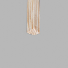 Koutová Lišta Vypouklá Hladká Borovice 14x14 mm dřevěné lišty