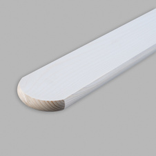 Smrková Plotovka Zakulacená 18x88x800 mm dřevěná plotovka kulatá nejlevnější plotovky