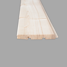 Smrkové Palubky Klasik BC 19x116x3000 mm dřevěné obklady profil