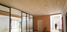 Obklady Studio Line Plus Dub 43x146x2480 mm interiérový obklad stropu dřevem