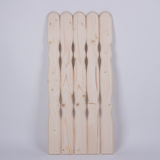 Smrková plotovka tvarovaná 19x90x970 mm dřevěné smrkové plotovky