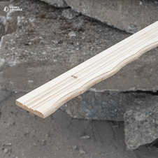 Dřevěná Lišta Garnýž Smrk 90 x 12 mm | Palubky Vencl