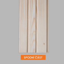 Sauna decks Softline A 14x121x4500 mm