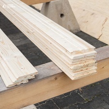 Spruce Cladding Boards C Klasik 15x121x5100 mm