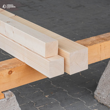 Spruce Planed Beams ABC 79x79x4000 mm