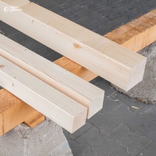 Spruce Planed Beams ABC 79x79x4000 mm