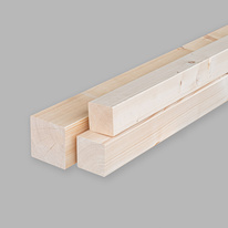 Smrkové Hoblované Hranoly ABC 90x90x4000 mm