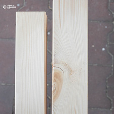 Spruce Planed Beams ABC 90x90x5000 mm