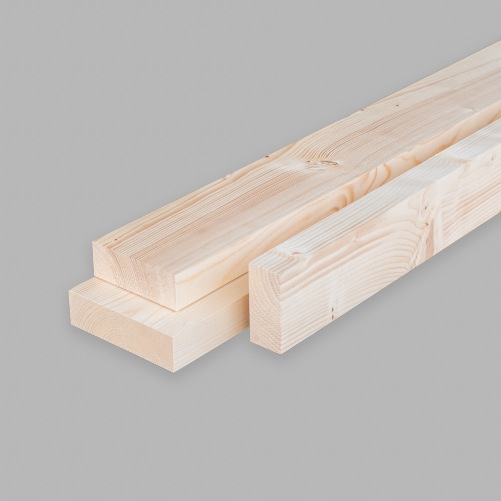 Spruce Planed Beams ABC 42x95x4000 mm