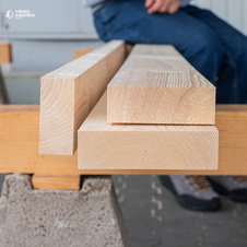 Spruce Planed Beams ABC 42x150x5000 mm