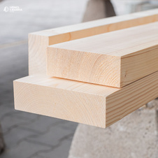 Spruce Planed Beams ABC 42x150x5000 mm