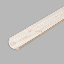 Modřínová Plotovka Zakulacená 18x88x600 mm