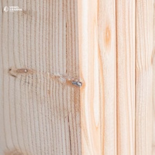 Паркан з модрини закруглений 18x88x800 мм