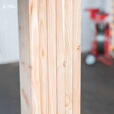 Паркан з модрини закруглений 18x88x800 мм