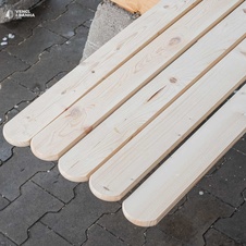 Smrková Plotovka Zakulacená 18x88x1500 mm