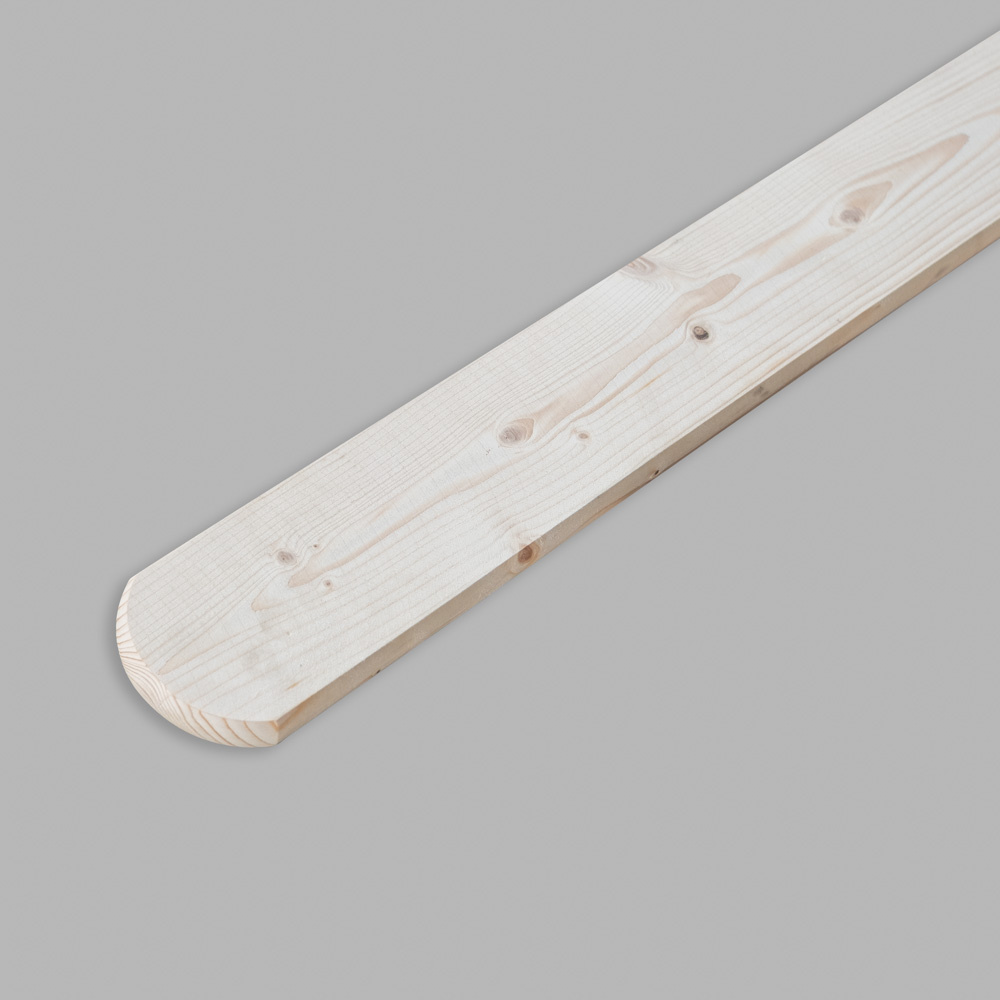 Паркан з ялини округлий AB 18x88x1200 мм