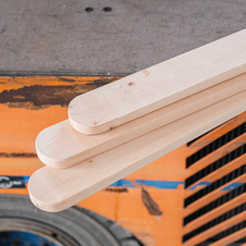 Olšová plotovka zakulacená 20 x 86 x 1200 mm