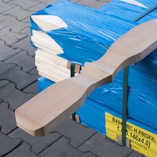 Огорожа з вільхи фігурна 27x90x1000 мм